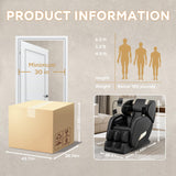 2026 Massage Chair Full Body, Zero Gravity SL-Track Shiatsu Massage Recliner Chair with Body Scan, 6 Fix Point Rollers,Airbags,Deep Yoga Stretch, Heating Function AnoYishev