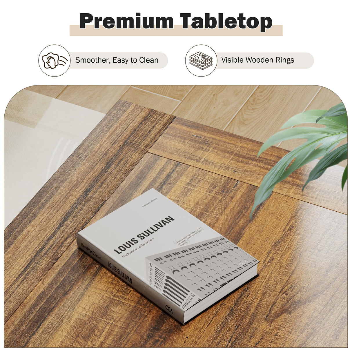 Lareth Coffee Table 31.5 in Farmhouse Center Table with X Design Wooden Pedestal for Living Room, Small Square Home Office Tea Accent Table for Dining Room Apartment, Antique White Lareth