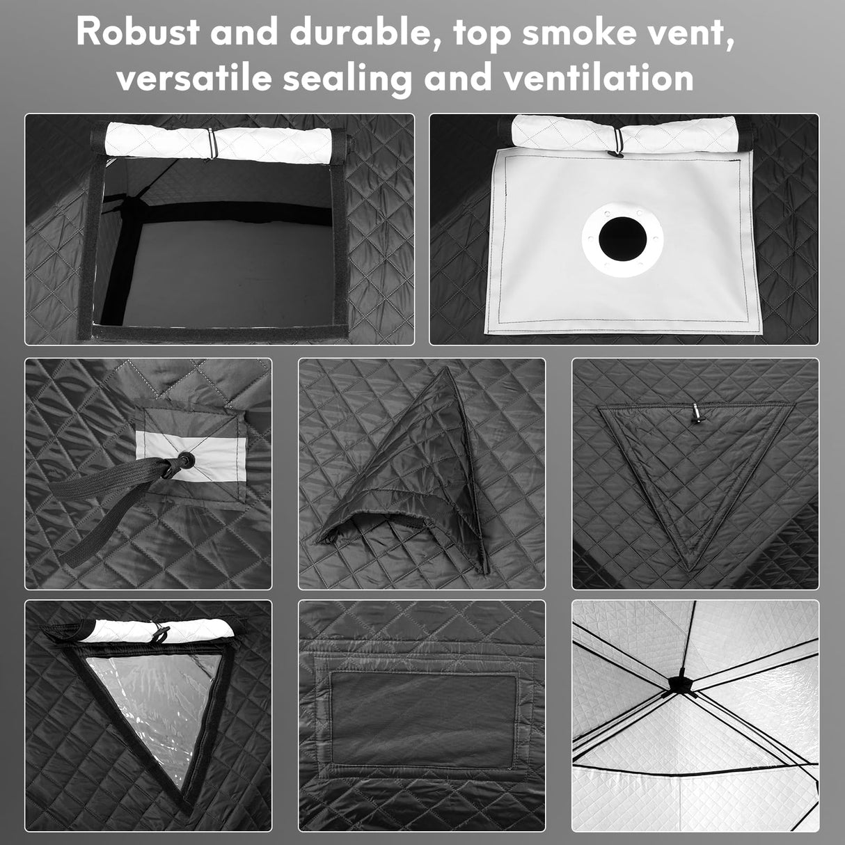 WILLOWYBE Portale Outdoor Sauna Set with Sauna Tent, Sauna Wood Stove, Sauna Stone for Dry Sauna, Cooking for Family and Friends WILLOWYBE