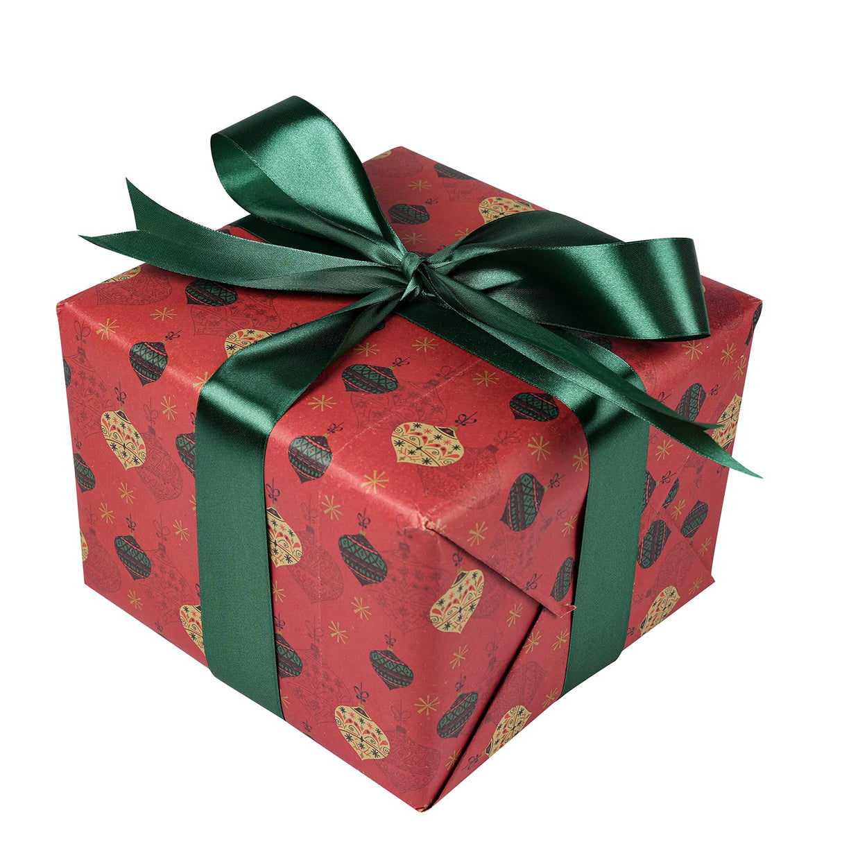 SDZMDL Dark Green Ribbon 1 1/2 Inch x 50 Yards/roll Satin Ribbon for Christmas Gift Wrapping, Bow & Eternal Flower Making, Floral Bouquets, Party Decor. SDZMDL