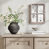 Barnyard Designs 4x6 or 5x7 Collage Picture Frames, 4 Photo Openings w/Mat for Multiple Pictures, Distressed Rustic Wood Farmhouse Frame for Wall, 16x12 (Brown) Barnyard Designs