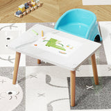 Small Coffee Table for Small Space, Low Table, Floor Table Desk for Sitting on The Floor, Storage Living Room Furniture, Tatami Tea Tables with Solid Wood Legs, Home Office, Farmhouse, Rectangle White FAMIDGE
