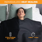 Happy Sol Far Infrared Sauna Blanket for Home, Portable Infrared Sauna Blanket for Therapy, Sauna Blanket for Detox, Suitable for Relaxation and Exercise Recovery, Very Low EMF Happy Sol