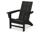 POLYWOOD AD420BL Modern Adirondack Chair, Black Polywood