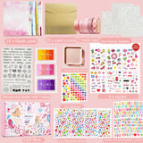 Card Making Supplies For Adults and Kids,Card Making Kits 28 Blank Greeting Cards and Envelopes with Supplies And Stamp Set- Giftable DIY Greeting Card Set- Happy Birthday Christmas Thank You BOAJUNWU