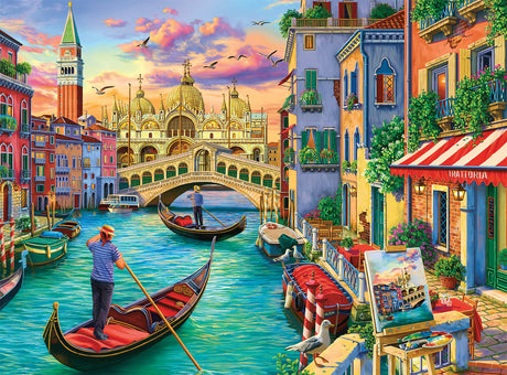Buffalo Games - Image World - Sights of Venice - 1000 Piece Jigsaw Puzzle for Adults -Challenging Puzzle Perfect for Game Nights - Finished Size is 26.75 x 19.75 Buffalo Games