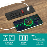 YITAHOME 63 Inch Double Dog Crate TV Stand with Charging Station, Heavy Duty Wooden Cage Furniture for 2 Dogs, Dog Kennel Indoor Furniture Double Sliding Barn Door Design Ideal for 2 Dogs, Oak YITAHOME