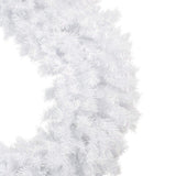 48" ICY White Spruce Artificial Christmas Wreath - Unlit Northlight