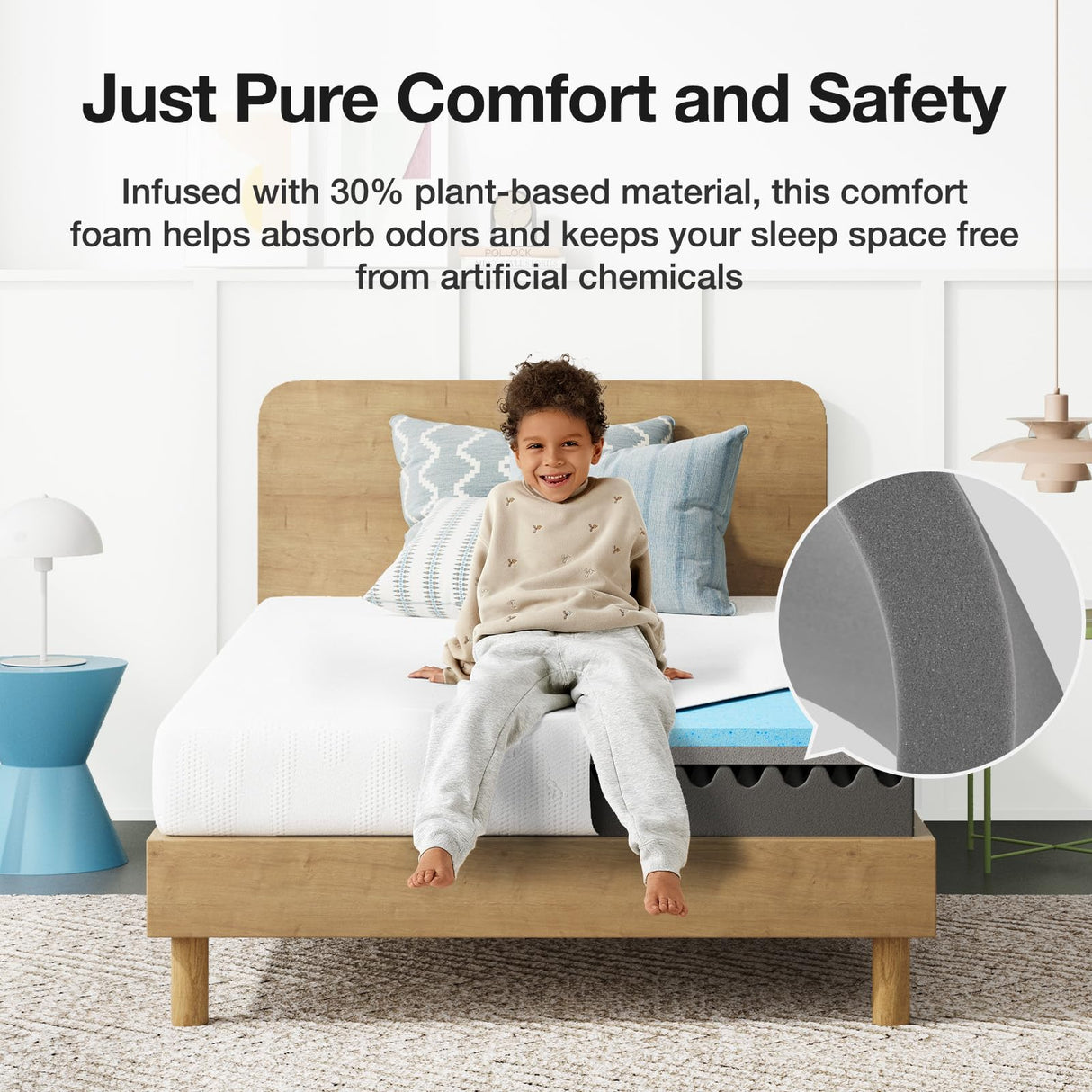 Novilla Twin Mattress, 6 Inch Twin Bed Mattress for Kids, Gel Memory Foam Mattresses for Cooling Night Sleep & Pressure Relief, CertiPUR-US Certified Novilla