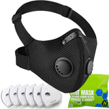 BASE CAMP M PRO Dust Mask, All day Comfortable Reusable Respirator Mask, L-shaped Head Strap Design, Safety Work Mask for Woodworking, Landscaping, DIY, Dust, Pollen,1 Pack BASE CAMP