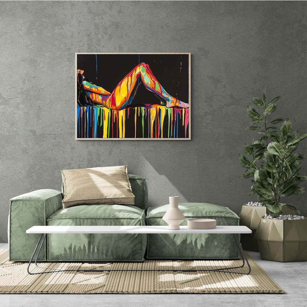 Ginfonr DIY 5D Diamond Art Kits for Adults, Woman Diamond Painting for Adults, Diamond Art Temptation Full Drill, Diamond Art Kits Embroidery Rhinestone Craft for Home Wall Decor 12 * 16 Inch08 Ginfonr