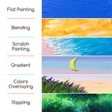 MEEDEN Soft Oil Pastels Set: 72 Vibrant Colors Oil Pastels for Artists Beginners Adults - Smooth Oil Pastel Crayons for Art Supplies, Painting, Drawing, Blending, Layering, Shading MEEDEN