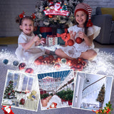 JMEXSUSS 66ft 200 LED White Christmas String Lights Indoor Bedroom, Connectable String Lights Outdoor Clear Wire, 8 Modes Twinkle String Lights Plug in for Classroom Tree Wedding Christmas Decoration JMEXSUSS