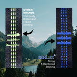 SZHLUX Hammock Straps for Trees - Set of Two 10ft Long, with 38 Loops & 2 Carabiners| Essential Hammock Accessories SZHLUX