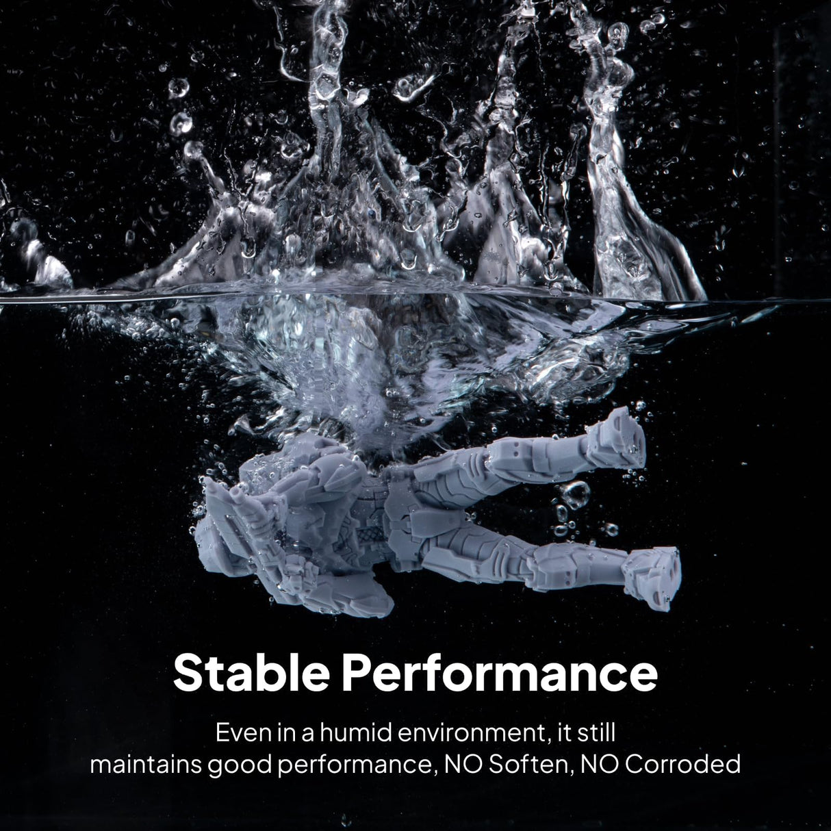 ELEGOO Tough Resin for 3D Printing, 3D Printer Resin with High Toughness, High Elasticity, Stable Performance, 405nm UV-Curing 3D Resin for LCD/DLP/MSLA 3D Printer, Black 2000g ELEGOO