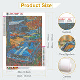 Sanjee Diamond Painting Kits for Adults, 5D DIY Cars Round Full Drill Diamond Dots Paintings Diamond Painting Gem Art Craft for Home Wall Decor 12x16inch Sanjee