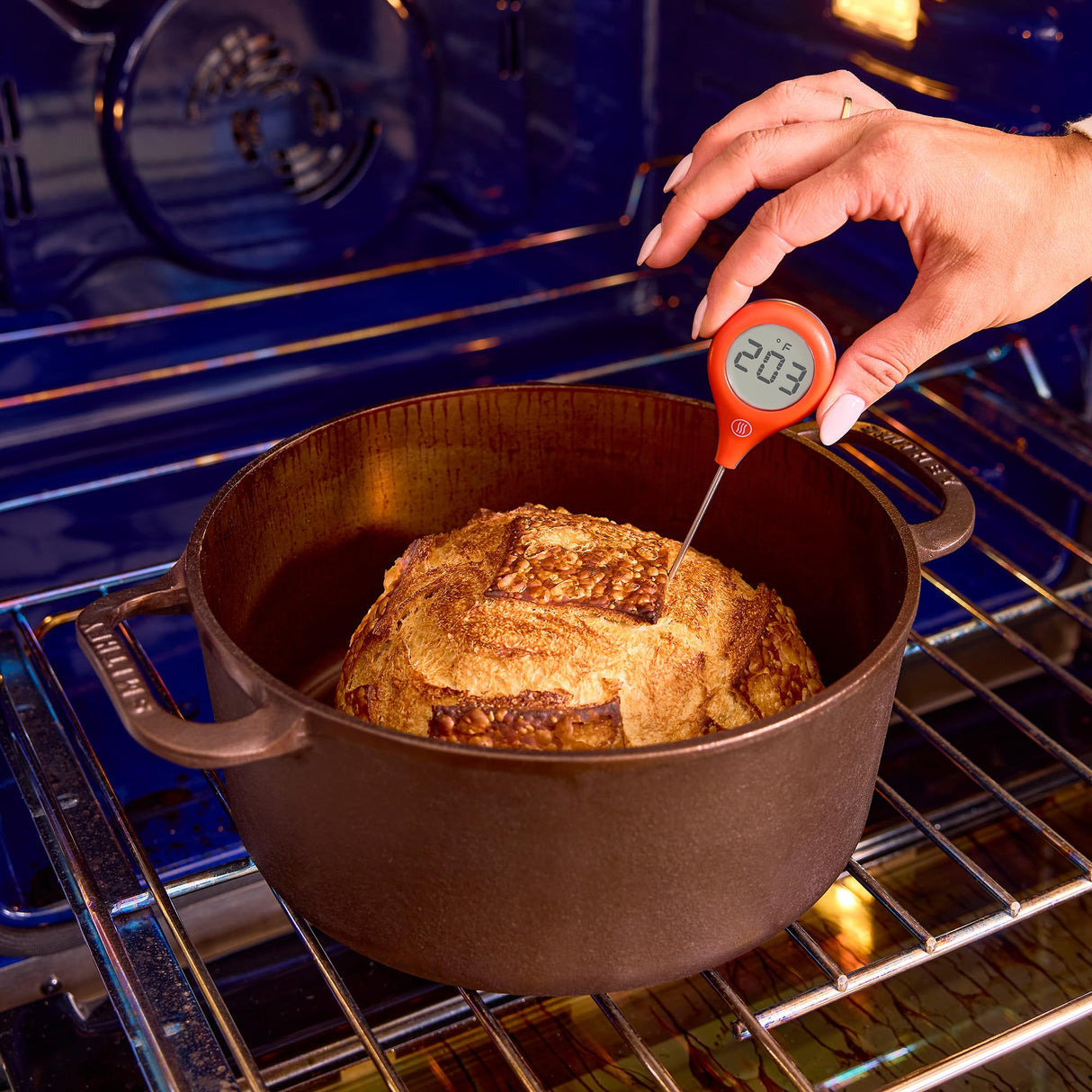 ThermoWorks ThermoPop 2 — Best Value Instant Read Thermometer - Cayenne Pepper Red ThermoWorks