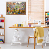 Lavievert Wooden Jigsaw Puzzle 1000 Piece Puzzle for Adults and Kids - Sewing Room LAVIEVERT