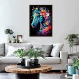 Genius maker Horse Diamond Painting Kits for Adults, 5D Animal Diamond Art Kits for Beginners DIY Full Drill Diamonds Painting Pictures, Diamond Gem Art Painting DIY Crafts Kit Decor, 12x16inch Genius maker