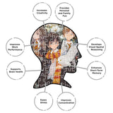 AQUARIUS Harry Potter Yume Puzzle (1000 Piece Jigsaw Puzzle) - Glare Free - Precision Fit - Virtually No Puzzle Dust - Officially Licensed Harry Potter Collectibles - 20x28 Inches AQUARIUS