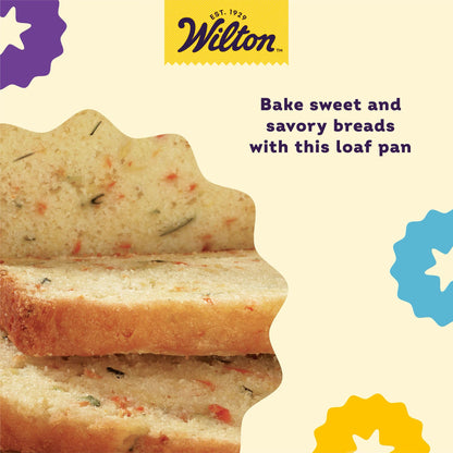 Wilton Advance Select Premium Non-Stick Bread Loaf Pan, 9.25 x 5.25 Inches, Steel, Silver