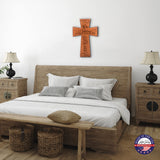 LifeSong Milestones Personalized 40th Wedding Anniversary Hanging Wall Cross for Parents Couple Grandparents Home and Wall Decoration LifeSong Milestones