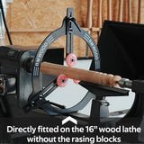 Woodturning Steady Rest MC-FS9 for 16inch,18inch and 20inch Swing Size Lathe for Spindle Woodturning. BMWOOD