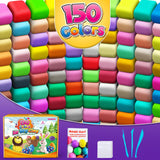 ESSENSON Air Dry Clay 150 Colors, Modeling Clay for Kids, DIY Molding Magic Clay for with Tools, Toys Gifts for Age 3 4 5 6 7 8+ Years Old Boys Girls Kids ESSENSON