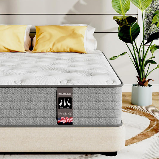 Queen Mattress,12 Inch Hybrid Queen Size Mattress in a Box with Gel Memory Foam,Individually Pocket Springs for Pressure Relief,Motion Isolation,Edge Support,Medium Firm,CertiPUR-US,60"*80"*12"