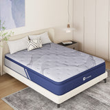 Avenco King Size Mattress, 10 Inch Mattress King Hybrid, Medium Firm King Mattress in a Box for Pressure Relief and Sound Sleep, Wrapped Coils and CertiPUR-US Foam, Soft Breathable Fabric Avenco