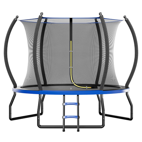 YUMPIE 8FT 10FT 12FT 14FT 16FT Trampoline with Pop-up Quick Connector, Trampoline Outdoor with Enclosure and Ladder, ASTM Approval for Kids and Adults YUMPIE