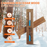 Foxyoo Sauna Sand Timer - 15 Minute Timer Sauna Accessories, Handmade of Canadian Red Cedar Foxyoo