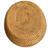 amololo Large 14inch Oval Rattan Fruit Serving Basket,Wicker High Wall Fruit Vegetable Serving Basket Bowl,Large Rattan Dining Table Bowl for Various Things,Bread,Snack,Odds and Ends,Natural Brown amololo