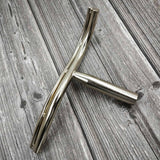 Curved Lathe Tool Rest 1 Inch Post Stainless Steel Tool Rest for Wood Lathe, Special-Shaped Wood Lathe Tool Rest for Bowl Turning, Wood Lathe Tools and Accessories for Mini Lathe YEIXCIKA