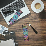 8PCS Mandala Diamond Art Bookmarks for Adults Acrylic Bookmark Kit with Tassel for Book Lovers Gift 5D Diamond Art Book Marks for DIY Making Beginners Arts Craft HAOAD