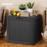 NUNU LAB 31 Gallon Outdoor Storage Box Waterproof,Indoor Outside Deck Box,Backyard Storage Bin For Package Delivery,Garden Tools,Patio Cushions,Pool Accessories,Storage Bench Lockable Lid NUNU LAB