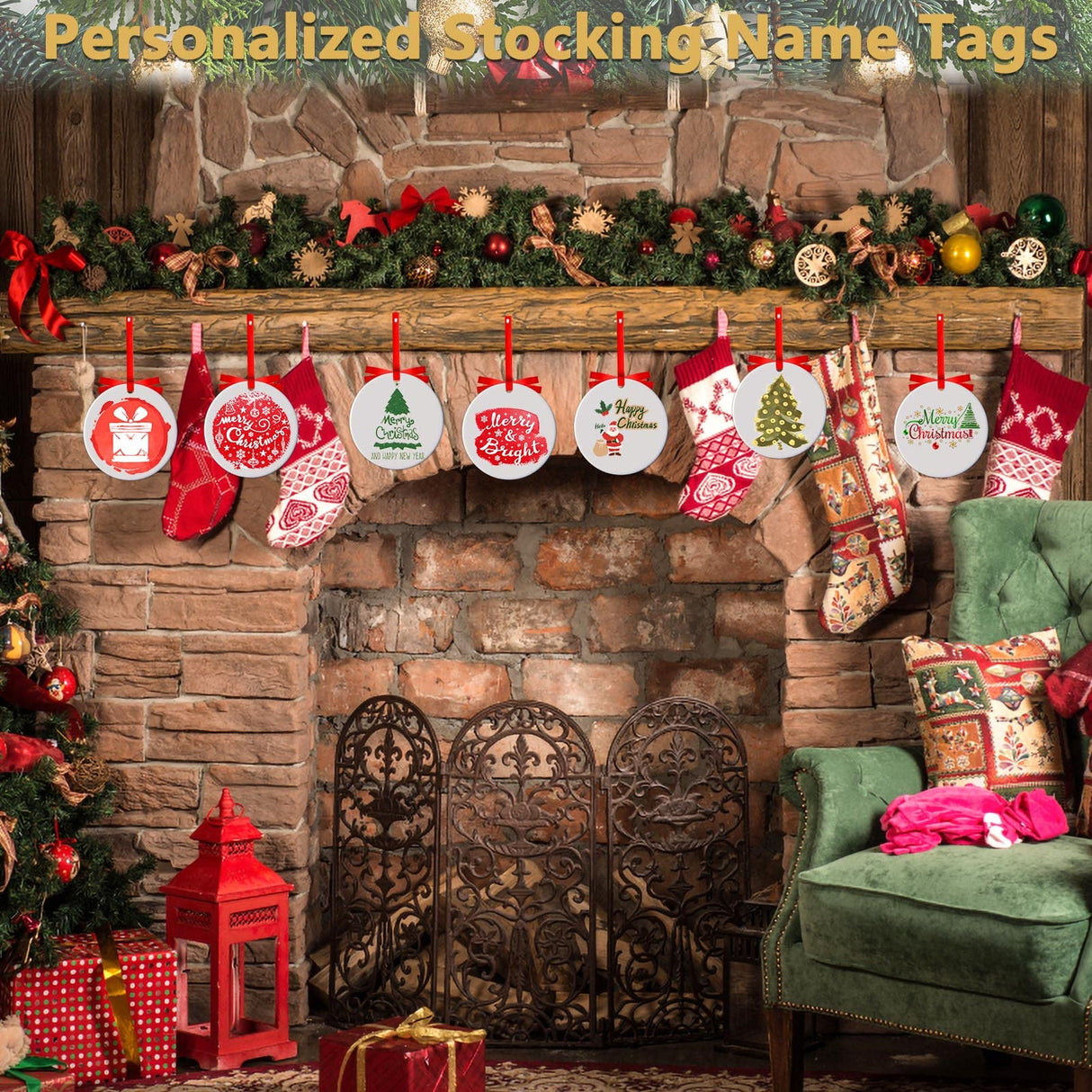 10Pcs Sublimation Ornaments Blanks Round White Blank Ceramic Ornament for Sublimation Personalized 2024 Christmas Ornament Bulk Circle Porcelain Blank Ornaments for Heat Transfer Print DIY Craft Gift Umzing