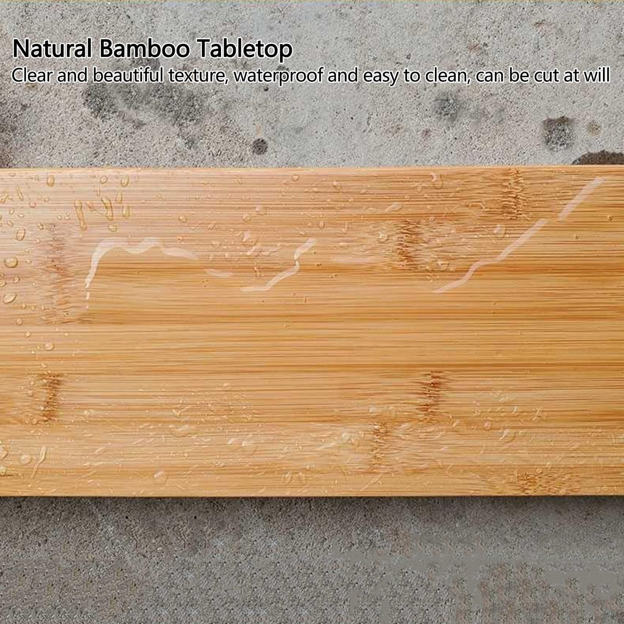 PFCDZDU Bamboo Universal Table Top, Waterproof One-Piece 2cm Thick Tabletop, Rustic Slab Desk Countertop for Home Office, 23 Sizes (Color : Wood Colour, Size : 60x30x2cm) PFCDZDU