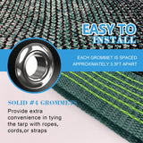 Glieskir 90% Blackish Green Shade Cloth, 10x12FT Resistant Garden Sun Shade Net, Durable Mesh Shade Tarp with Reinforced Grommets for Greenhouse, Plant, Chicken Coop, Pergola, Canopy Glieskir