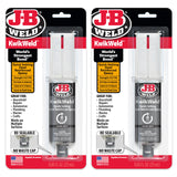 J-B Weld 6 Minute Set Epoxy KwikWeld, High Strength, Waterproof, 2 Pack, Dark Grey, 50176-2 J-B Weld