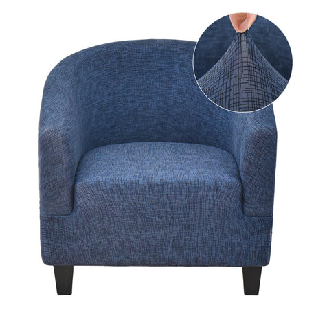 CRFATOP Soft Club Chair Slipcover Stretch Barrel Chair Covers Printed Tub Chair Slipcovers Round Couch Covers Spandex Armchair Sofa Cover Removable Furniture Protector for Living Room,02 CRFATOP