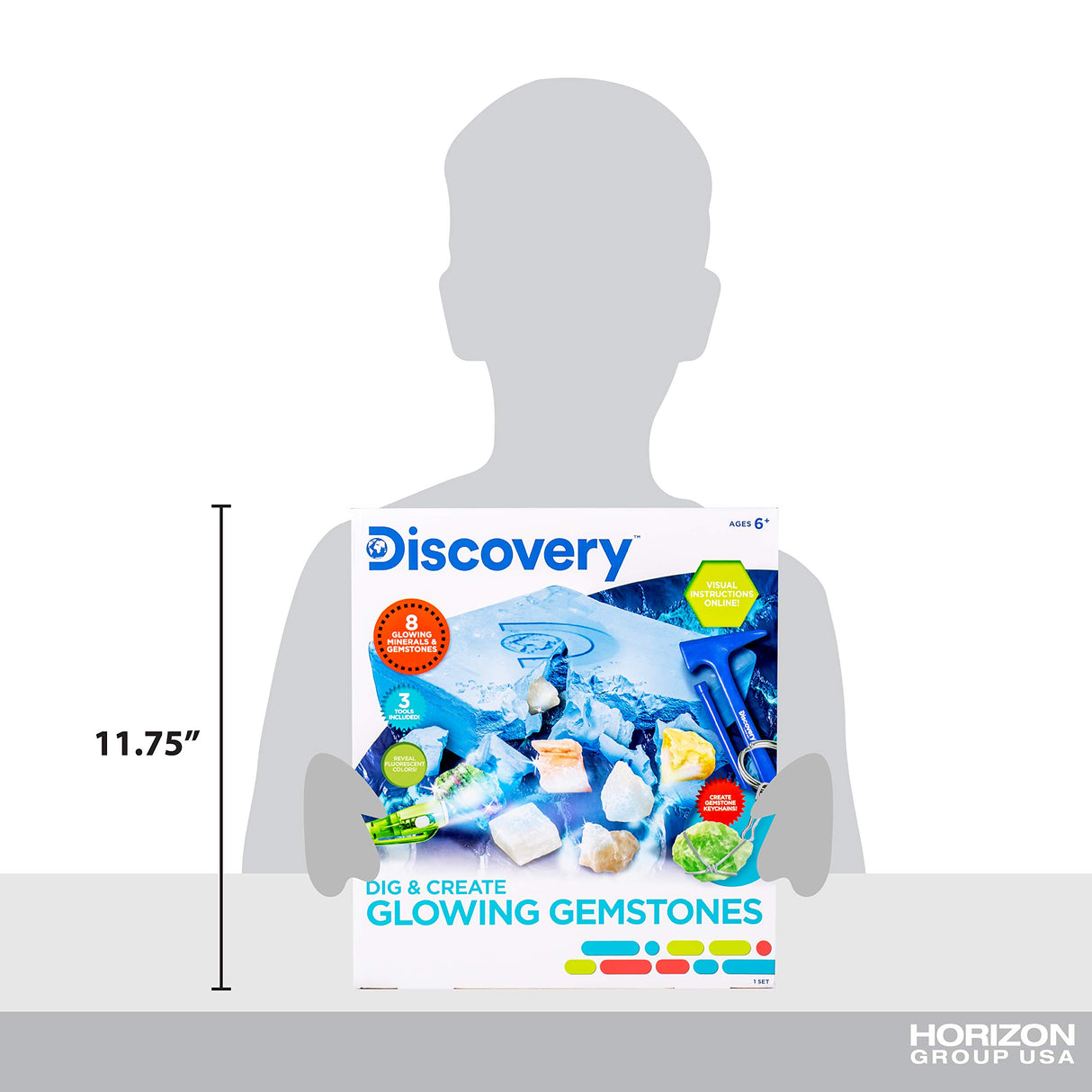 Discovery Crystal Growing Aquarium, at-Home STEM Kits for Kids Age 12 and Up, Crystal Kits for Young Scientists, DIY Crystals, Kids Sleepover Activities Discovery Kids