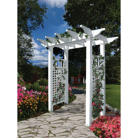 vita Fairfield 58 inchW x 86 inchH Vinyl Arbor Vita