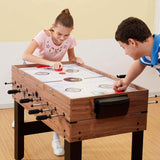Lancaster 3 in 1 Pool Billiard, Slide Hockey, Foosball Arcade Table (Open Box) Lancaster Gaming Company