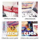 NDNXYXGS DIY Moonlight Diamond Art Kits for Adults,5D Moon Diamond Painting Kit for Beginner,Full Round Gem Art Paint by Diamond for Home Wall Decor,Gift for Woman.(Moonlight) NDNXYXGS