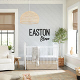 First and Middle Name Signs for Nursery Wooden Name Signs for Kids Room Personalized Name Sign Woodland