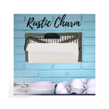 Autumn Alley Rustic Farmhouse Paper Towel Holder Wall Mount - Country Home Decor Rustic Farmhouse for Kitchen - Wood and Galvanized Kitchen Decor - Farmhouse Kitchen Wall Decor Autumn Alley