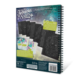 Large Coloring Book for Girls - 60 Black Coloring Pages - Comes with 8 Neon-Ink Gel Pens Nebulous Stars