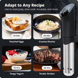Greater Goods Kitchen Sous Vide Machine - Precision Cooker, Immersion Circulator, Brushless Motor, 1100 Watts (Onyx Black) Greater Goods