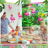 Cinrobiye 24 Set Flamingo Foam Craft Pink Flamingo Party Decorations Art and Craft Summer Tropical Hawaii Crafts Pink Party Favors for Hawaii Bird Summer Activity Party Decor Supplies Cinrobiye